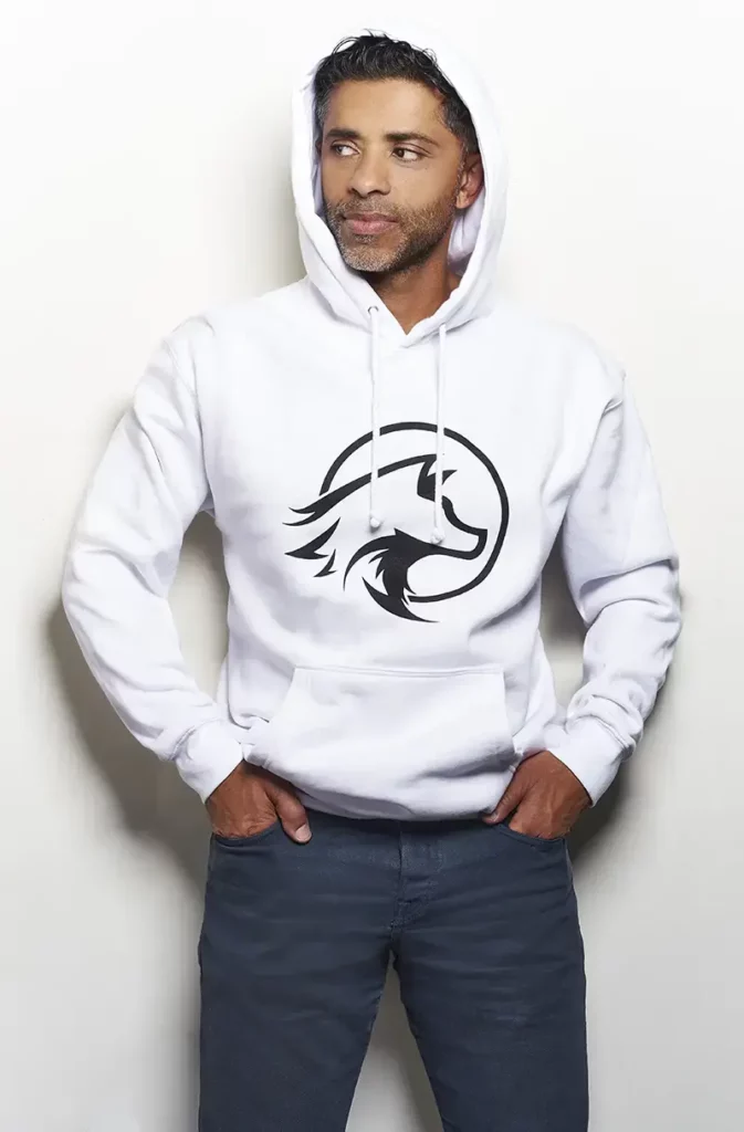 AlphaLobo White Hoody