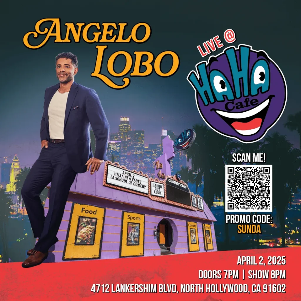 Angelo Lobo at the HaHa Comedy Club
